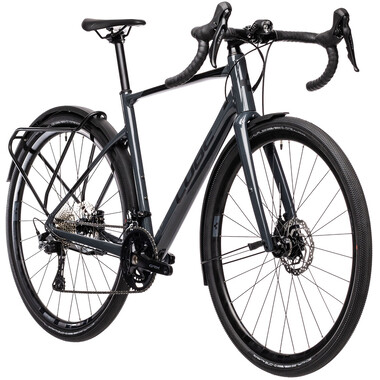Bicicleta de viaje CUBE NUROAD RACE FE Shimano GRX 30/46 Gris/Negro 2021 0